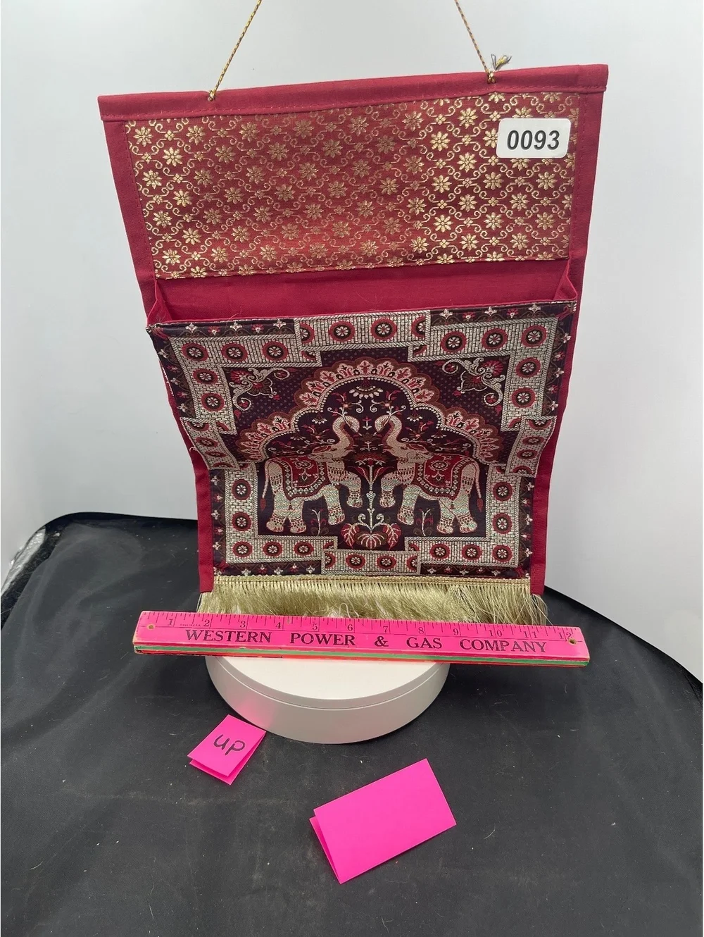 Vintage Decorative Hanging Wall Tapestry with Elephant Design